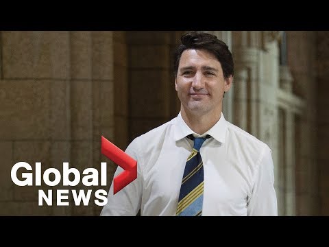 Justin Trudeau speaks about pot pardon process as marijuana legalized in Canada