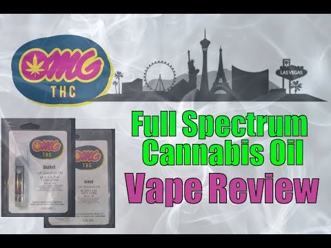 OMG THC Vape Cartridge review | Full Spectrum Cannabis Oil | Las Vegas marijuana concentrates