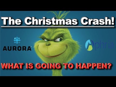 CHRISTMAS EVE STOCK MARKET CRASH! WHAT IS HAPPENING? CANNABIS STOCKS IN THE GREEN AURORA CANNABIS UP