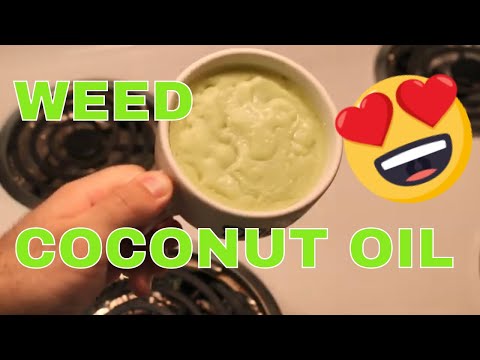 How to infuse coconut oil with MARIJUANA