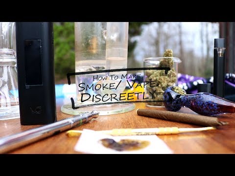 How to Smoke/ Vape Cannabis Discreetly (Worst to Best Methods): Cannabasics #84