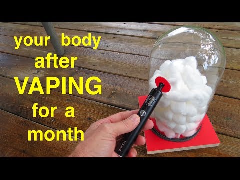 What Happens To Your Body ● When You VAPE For a Month
