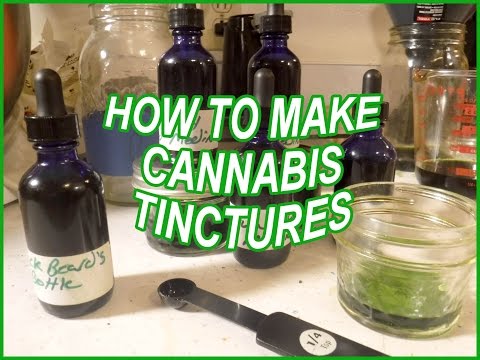 How to make Cannabis Tinctures – Blackbeard's Bottle & Funky Cold Medina